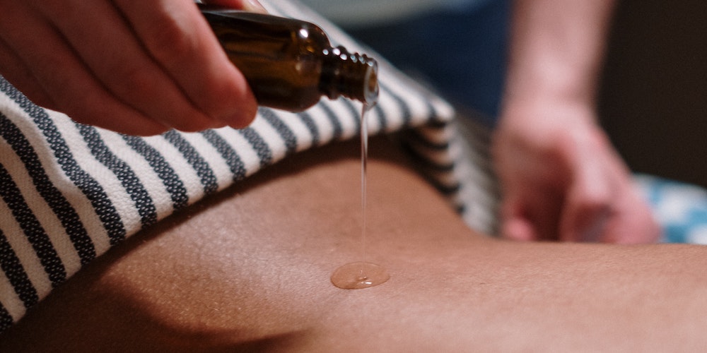 Massage oil recipe banner